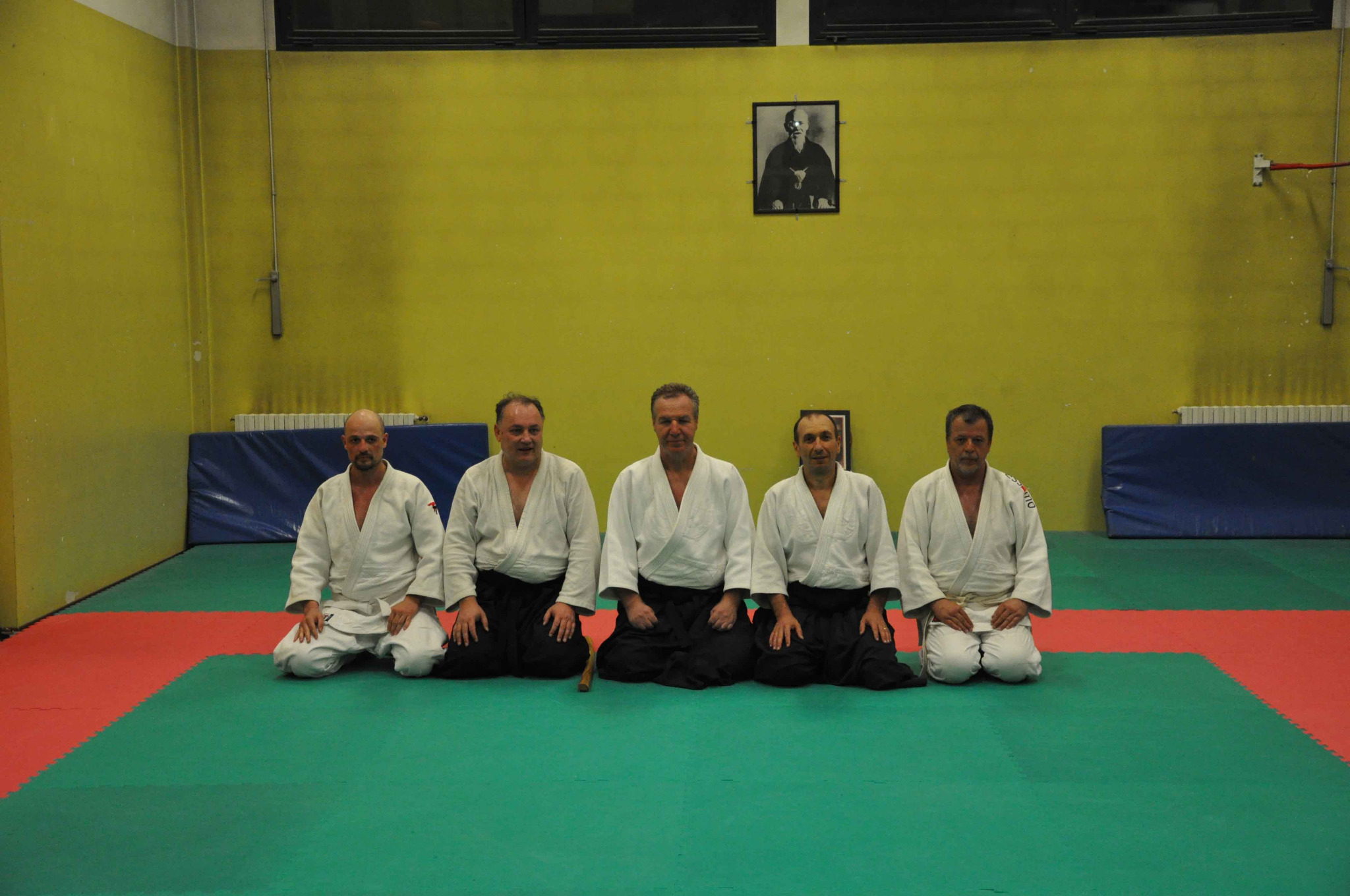 Momento di una lezione di Aikido