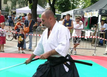 Dimostrazione di Aikido alla Festa dello Sport